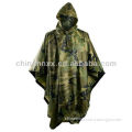 military woodland camouflage poncho raincoat suit waterproof suit